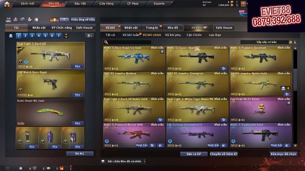 shop acc cf uy tin gia re